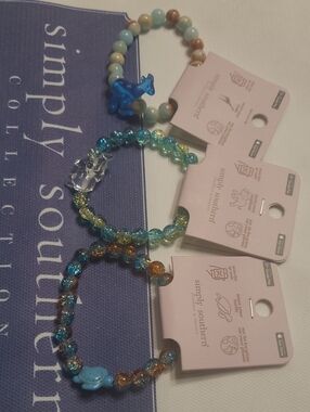 Simply Southern Tracking Bracelet You Qty 1 Turtle, 1 Giraffe 1 Elephant
